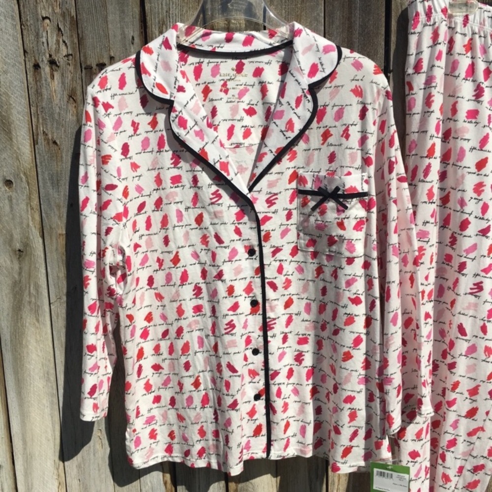 NWT Kate Spade Dream A Little Dream Pajamas L - Picture 2 of 8
